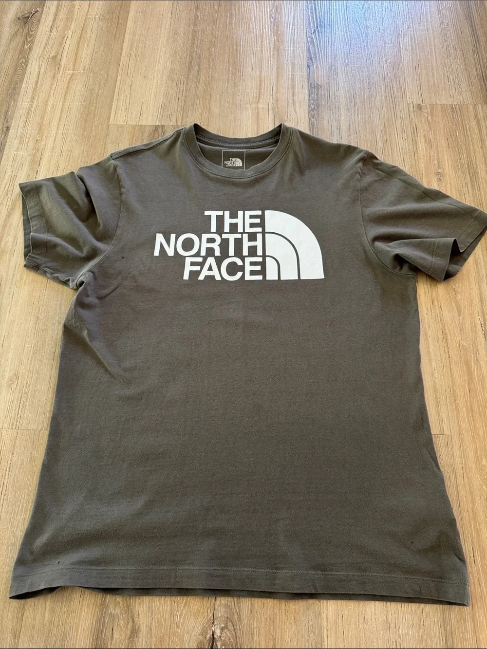 The North Face Olive Green Short-Sleeve Logo Tee